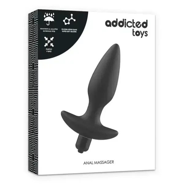 boîte du plug anal vibrant Addicted Toys