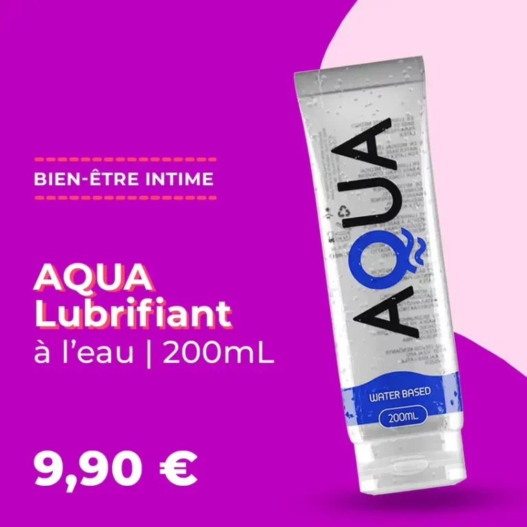 Aqua lubrifiant à l'eau - 200ml. Prix : 9,90€